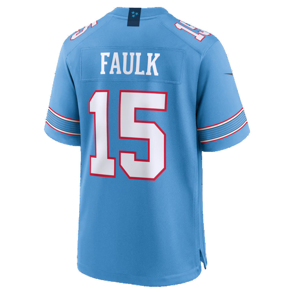 Johmsee T.Titans #15 Keldric Faulk Light Blue Team Game Stitched Jerseys