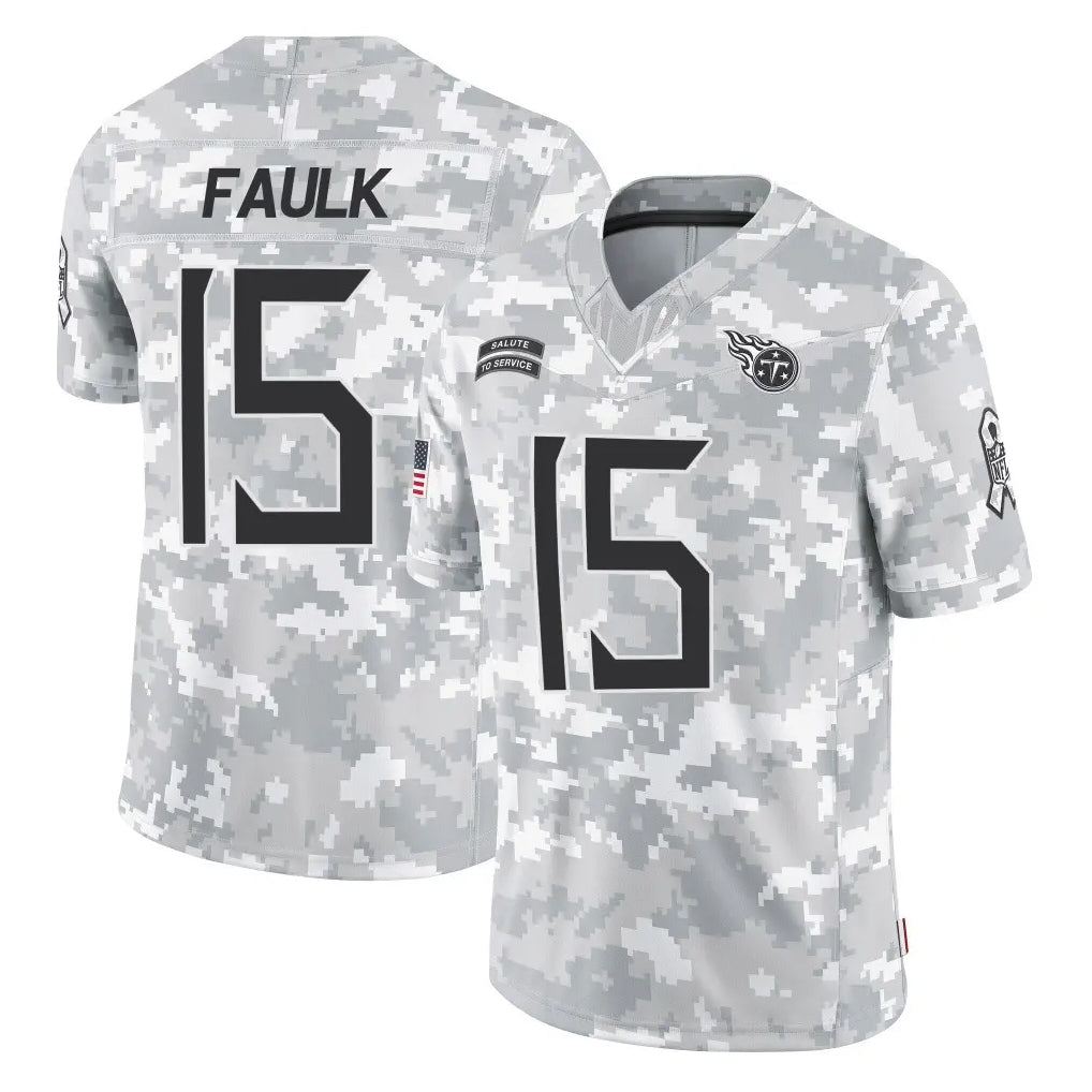 Johmsee T.Titans #15 Keldric Faulk Player Arctic Camo Limited Salute to Service Home Game Stitched Jerseys
