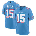 Johmsee T.Titans #15 Keldric Faulk Player Light Blue 2026 Game Home Stitched Jerseys