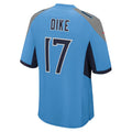 Johmsee T.Titans #17 Chimere Dike Light Blue Team Game Stitched Jersey
