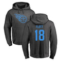 Johmsee T.Titans #18 Cor'Dale Flott Player Ash One Color Pullover Hoodies Home Game Stitched Jerseys