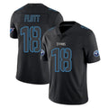 Johmsee T.Titans #18 Cor'Dale Flott Player Black Impact Limited Home Game Stitched Jerseys