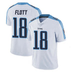 Johmsee T.Titans #18 Cor'Dale Flott Player White Limited Vapor Untouchable Home Game Stitched Jerseys