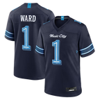 Johmsee T.Titans #1 Cameron Ward Navy 2026 Rivalries Collection Game Stitched Jerseys