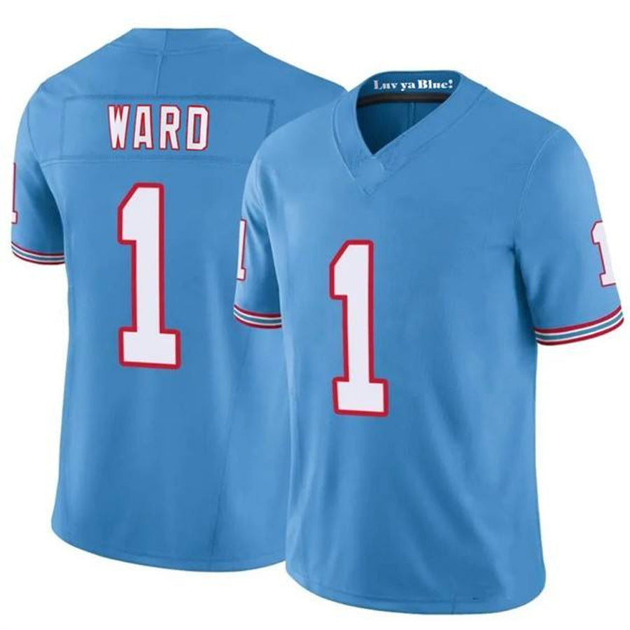 Johmsee T.Titans #1 Cameron Ward Player Light Blue Vapor F.U.S.E. Limited Stitched Jerseys