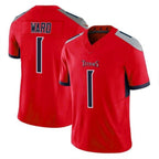 Johmsee T.Titans #1 Cameron Ward Player Red Vapor F.U.S.E. Limited Stitched Jerseys