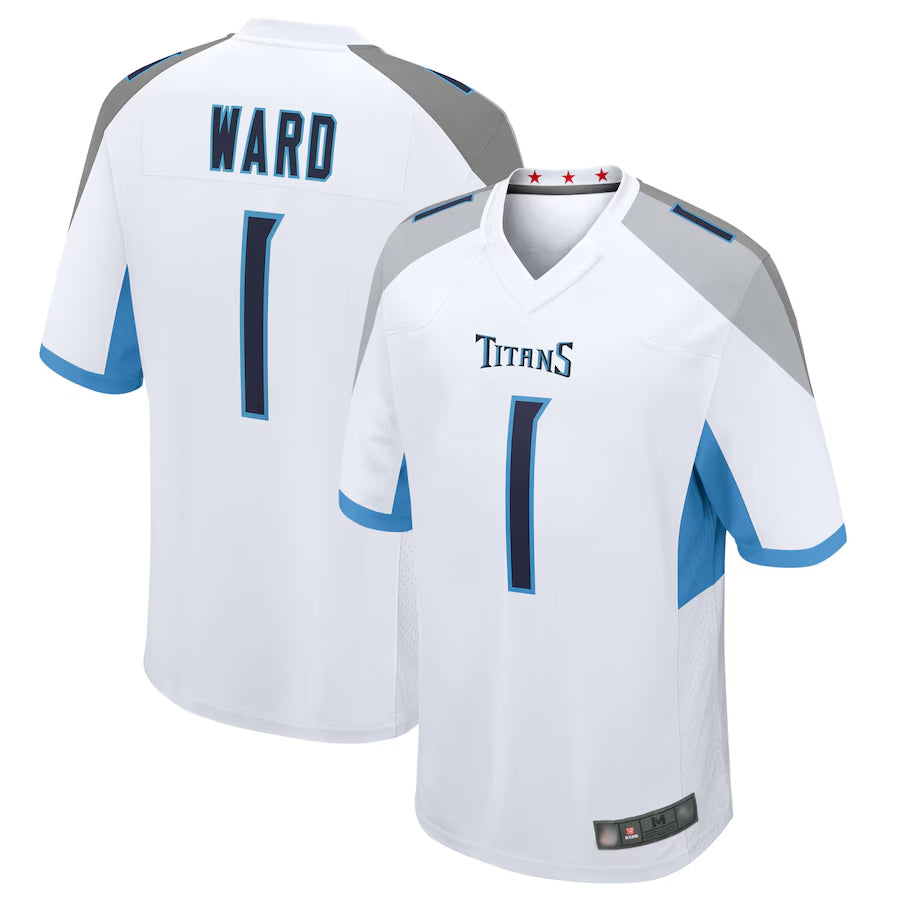 Johmsee T.Titans #1 Cameron Ward Player White Game Stitched Jerseys