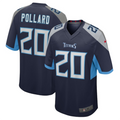 Johmsee T.Titans #20 Tony Pollard Navy Game Player Jersey Stitched Jerseys