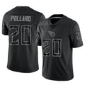 Johmsee T.Titans #20 Tony Pollard Player Black RFLCTV Limited Stitched Jerseys