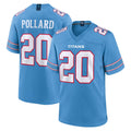 Johmsee T.Titans #20 Tony Pollard Player Light Blue 2026 Game Home Stitched Jerseys