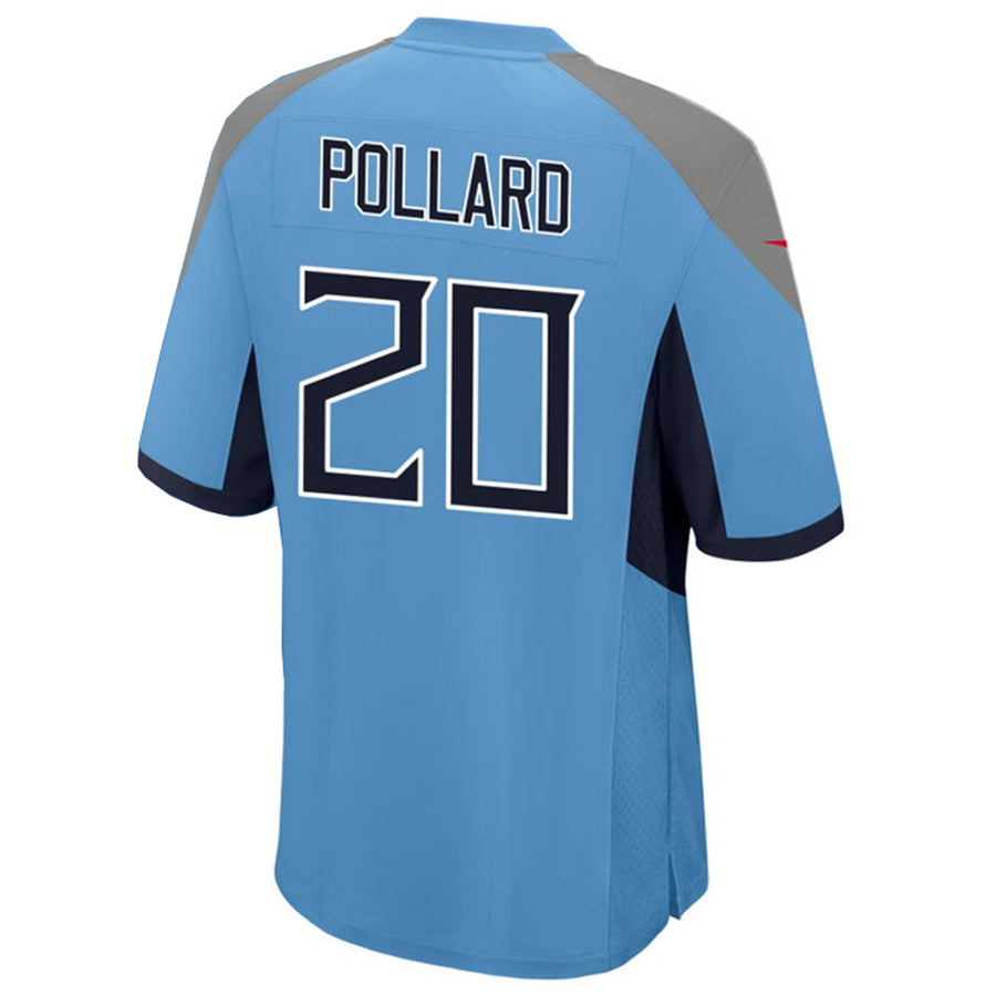 Johmsee T.Titans #20 Tony Pollard Player Light Blue Home Game Stitched Jerseys