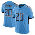 Johmsee T.Titans #20 Tony Pollard Player Light Blue Limited Vapor Untouchable Home Game Stitched Jerseys