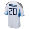 Johmsee T.Titans #20 Tony Pollard Player White Home Game Stitched Jerseys