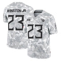 Johmsee T.Titans #23 Kevin Winston Jr. Player Arctic Camo Limited Salute to Service Home Game Stitched Jerseys