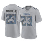 Johmsee T.Titans #23 Kevin Winston Jr. Player Gray Atmosphere Fashion Home Game Stitched Jerseys