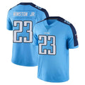 Johmsee T.Titans #23 Kevin Winston Jr. Player Light Blue Limited Color Rush Home Game Stitched Jerseys