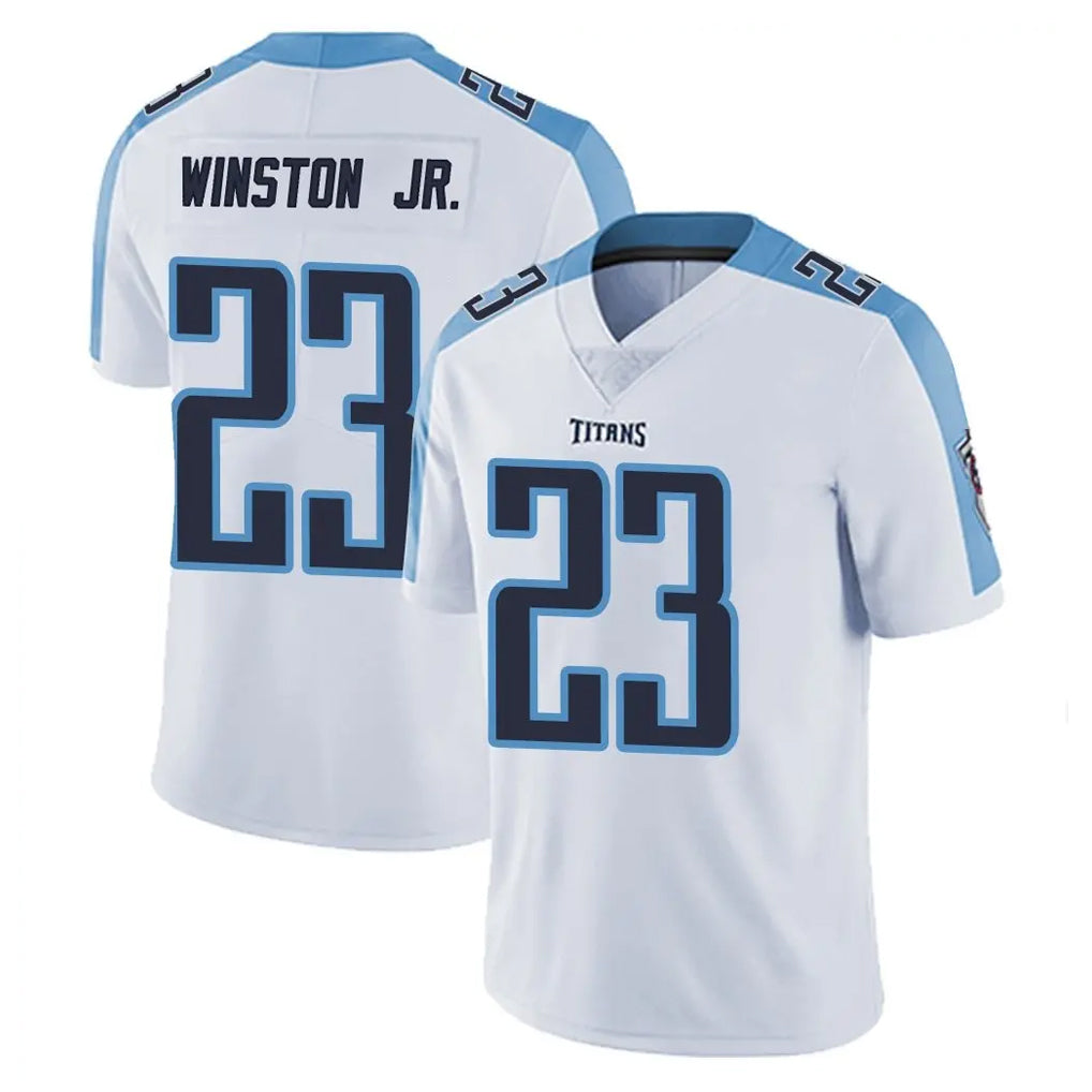 Johmsee T.Titans #23 Kevin Winston Jr. Player White Limited Vapor Untouchable Home Game Stitched Jerseys