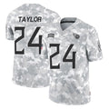 Johmsee T.Titans #24 Alontae Taylor Player Arctic Camo Limited Salute to Service Home Game Stitched Jerseys