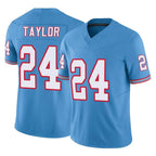 Johmsee T.Titans #24 Alontae Taylor Player Light Blue Limited Vapor F.U.S.E. Home Game Stitched Jerseys