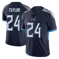 Johmsee T.Titans #24 Alontae Taylor Player Navy Limited Vapor Untouchable Home Game Stitched Jerseys