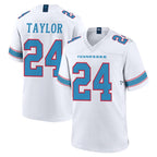 Johmsee T.Titans #24 Alontae Taylor Player White 2026 Game Home Stitched Jerseys