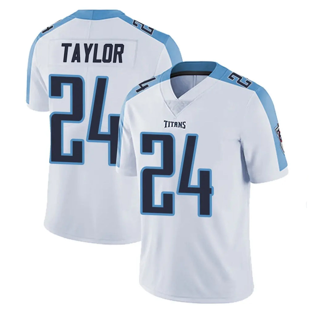 Johmsee T.Titans #24 Alontae Taylor Player White Limited Vapor Untouchable Home Game Stitched Jerseys