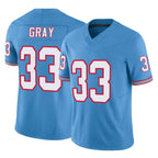 Johmsee T.Titans #33 Cedric Gray Player Light Blue Limited Vapor F.U.S.E. Home Game Stitched Jerseys