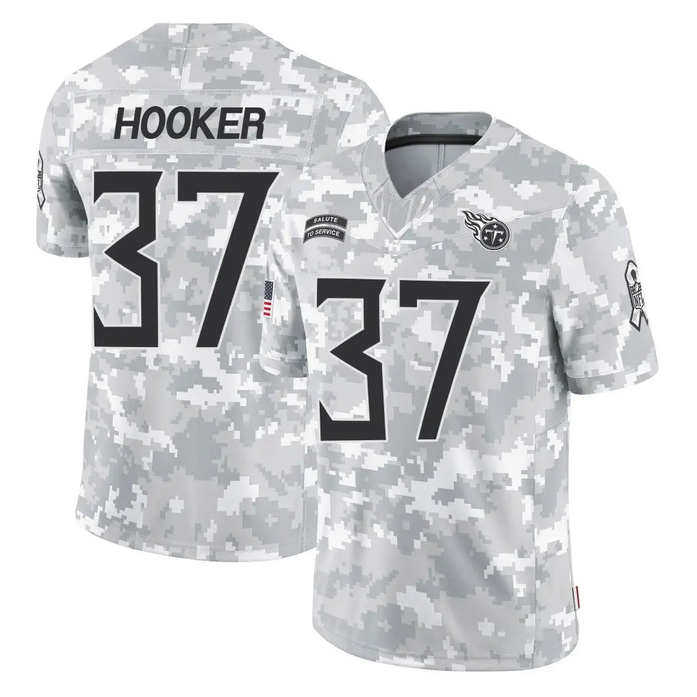 Johmsee T.Titans #37 Amani Hooker Player Arctic Camo Limited Salute to Service Home Game Stitched Jerseys