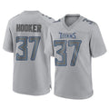 Johmsee T.Titans #37 Amani Hooker Player Gray Atmosphere Fashion Home Game Stitched Jerseys