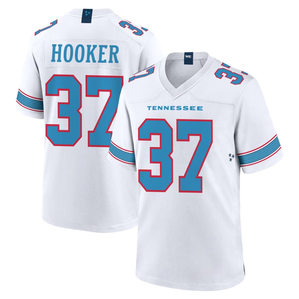Johmsee T.Titans #37 Amani Hooker Player White 2026 Game Home Stitched Jerseys