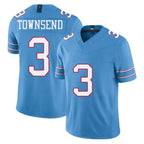 Johmsee T.Titans #3 Tommy Townsend Player Light Blue Team Vapor F.U.S.E. Limited Home Game Stitched Jerseys