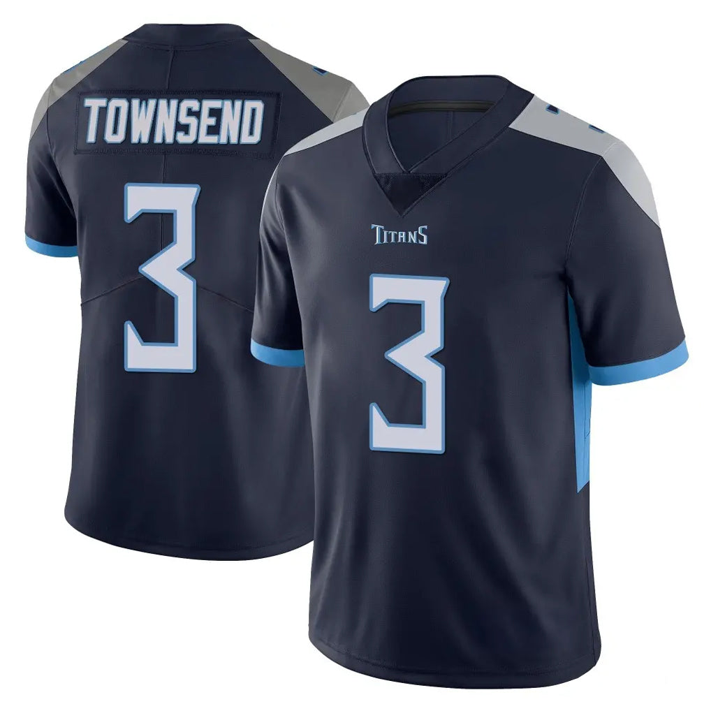 Johmsee T.Titans #3 Tommy Townsend Player Navy Limited Vapor Untouchable Home Game Stitched Jerseys
