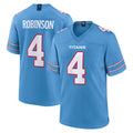 Johmsee T.Titans #4 Wan'Dale Robinson Player Light Blue 2026 Game Home Stitched Jerseys