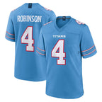 Johmsee T.Titans #4 Wan'Dale Robinson Player Light Blue 2026 Game Home Stitched Jerseys