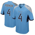 Johmsee T.Titans #4 Wan'Dale Robinson Player Light Blue Home Game Stitched Jerseys