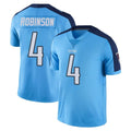 Johmsee T.Titans #4 Wan'Dale Robinson Player Light Blue Limited Color Rush Home Game Stitched Jerseys