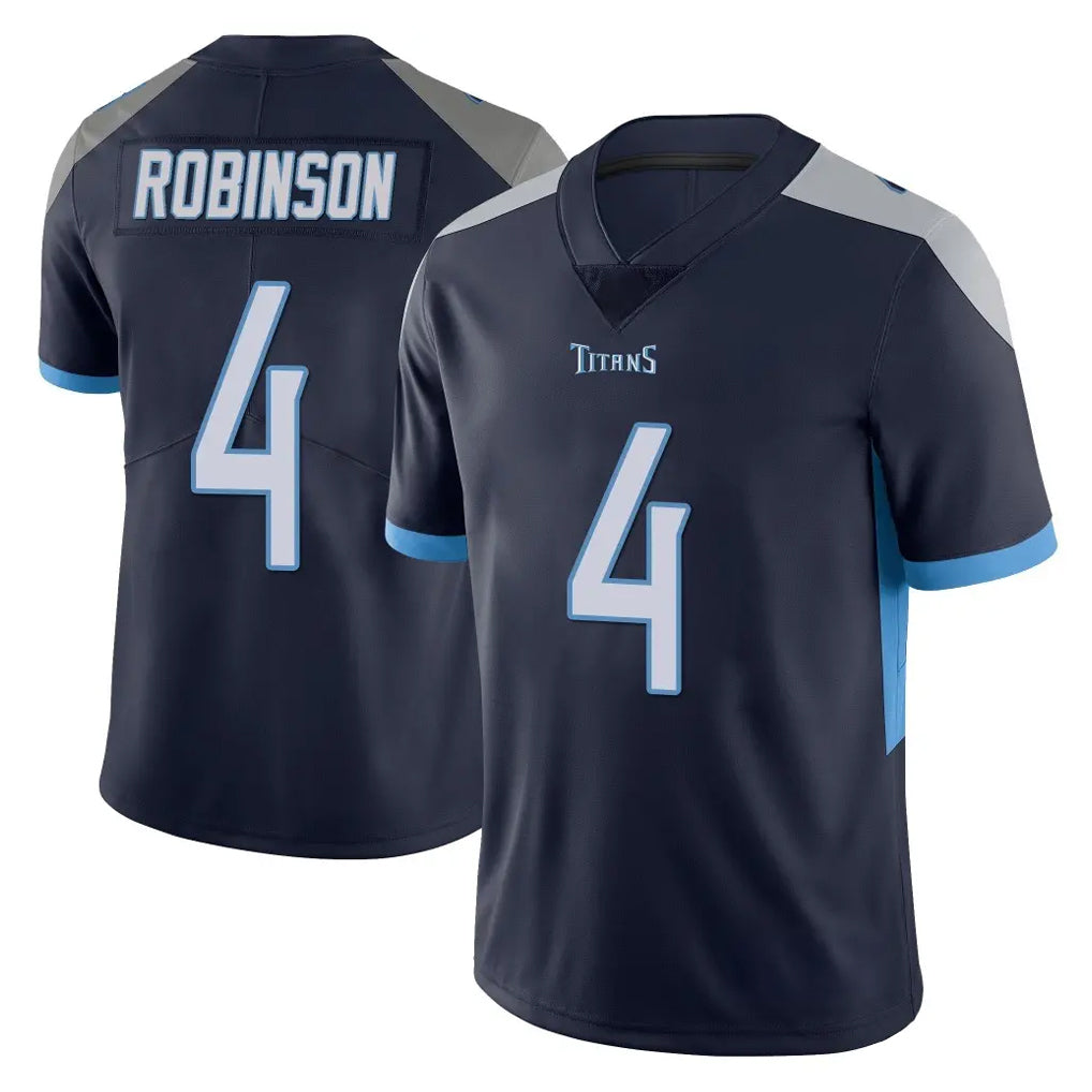 Johmsee T.Titans #4 Wan'Dale Robinson Player Navy Limited Vapor Untouchable Home Game Stitched Jerseys
