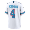 Johmsee T.Titans #4 Wan'Dale Robinson White Game Stitched Jerseys
