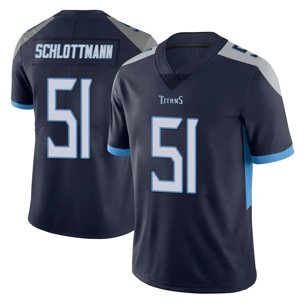 Johmsee T.Titans #51 Austin Schlottmann Player Navy Limited Vapor Untouchable Home Game Stitched Jerseys