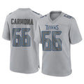 Johmsee T.Titans #66 Fernando Carmona Jr. Player Gray Atmosphere Fashion Home Game Stitched Jerseys