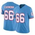 Johmsee T.Titans #66 Fernando Carmona Jr. Player Light Blue Limited Vapor F.U.S.E. Home Game Stitched Jerseys