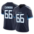 Johmsee T.Titans #66 Fernando Carmona Jr. Player Navy Limited Vapor F.U.S.E. Home Game Stitched Jerseys