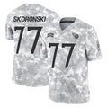 Johmsee T.Titans #77 Peter Skoronski Player Arctic Camo Limited Salute to Service Home Game Stitched Jerseys