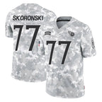 Johmsee T.Titans #77 Peter Skoronski Player Arctic Camo Limited Salute to Service Home Game Stitched Jerseys