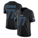 Johmsee T.Titans #77 Peter Skoronski Player Black Impact Limited Home Game Stitched Jerseys