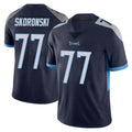 Johmsee T.Titans #77 Peter Skoronski Player Navy Limited Vapor Untouchable Home Game Stitched Jerseys