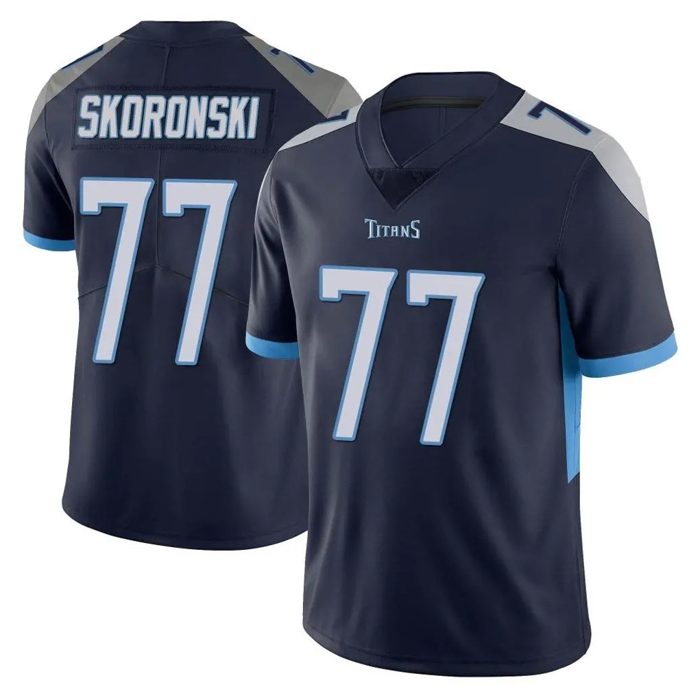 Johmsee T.Titans #77 Peter Skoronski Player Navy Limited Vapor Untouchable Home Game Stitched Jerseys