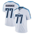 Johmsee T.Titans #77 Peter Skoronski Player White Limited Vapor Untouchable Home Game Stitched Jerseys