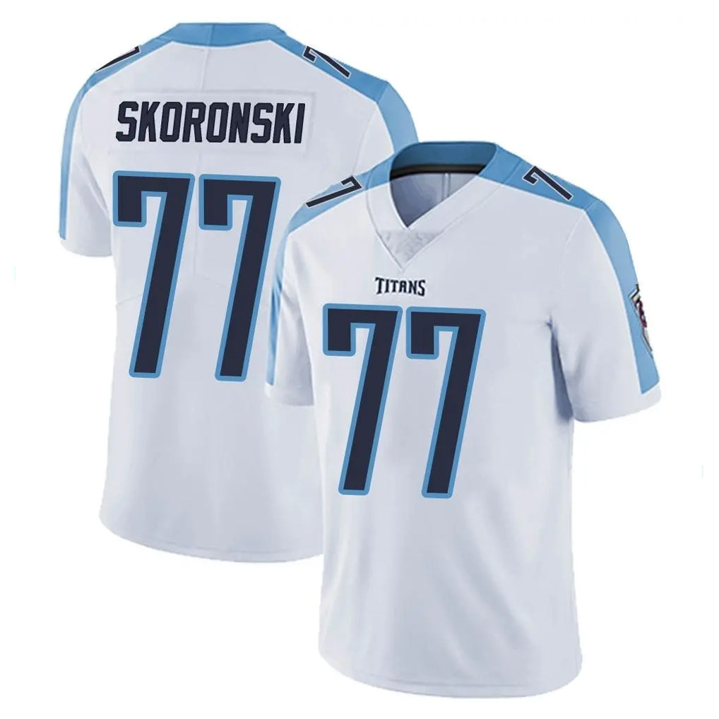 Johmsee T.Titans #77 Peter Skoronski Player White Limited Vapor Untouchable Home Game Stitched Jerseys