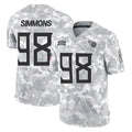 Johmsee T.Titans #98 Jeffery Simmons Player Arctic Camo Limited Salute to Service Home Game Stitched Jerseys